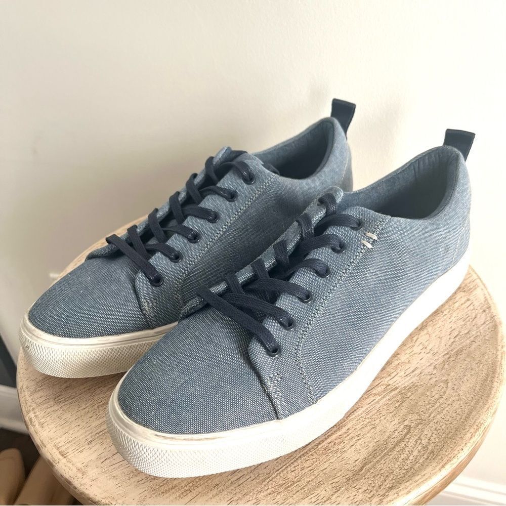 Steve Madden Denim Blue Canvas Sneakers